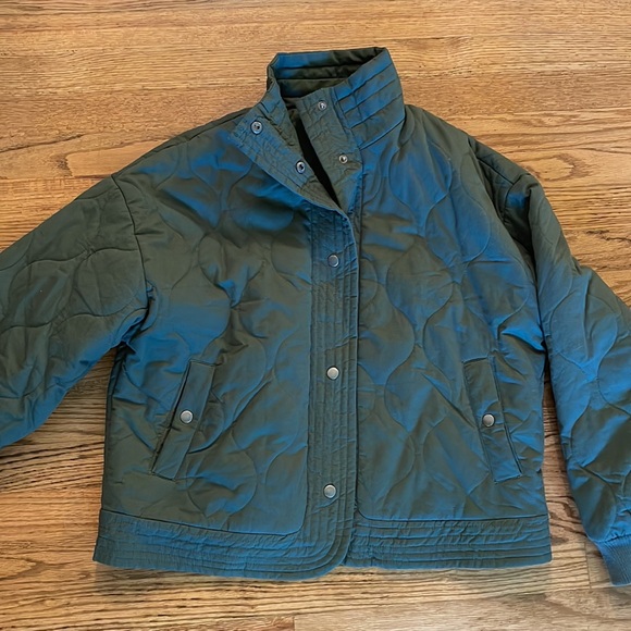 NWOT Treasure & Bond - Military Liner Style Jacket - Army Green - Oversized - XS - Picture 2 of 9